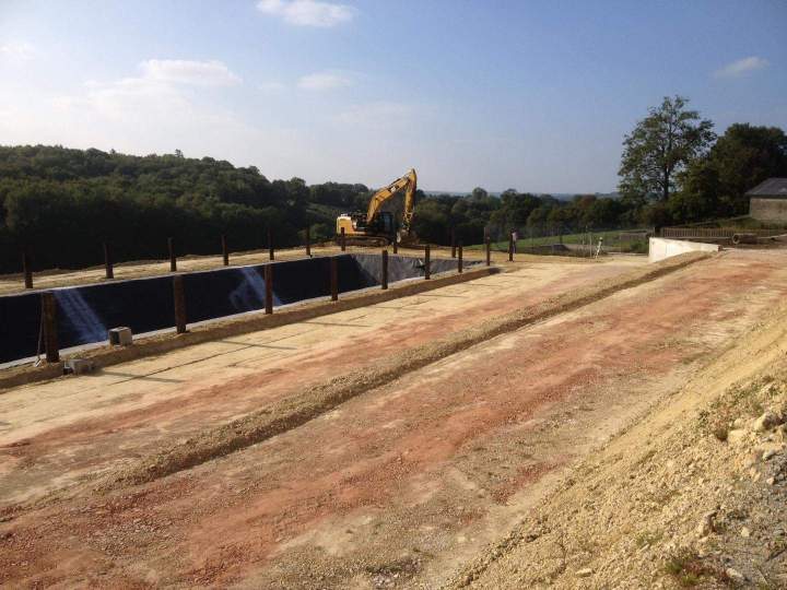 Installation de fosse en géomembrane Gouffern en Auge